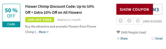 Promo Flower Chimp Code